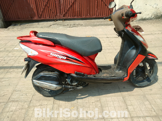 TVS Wego 110 cc Red colour 2018